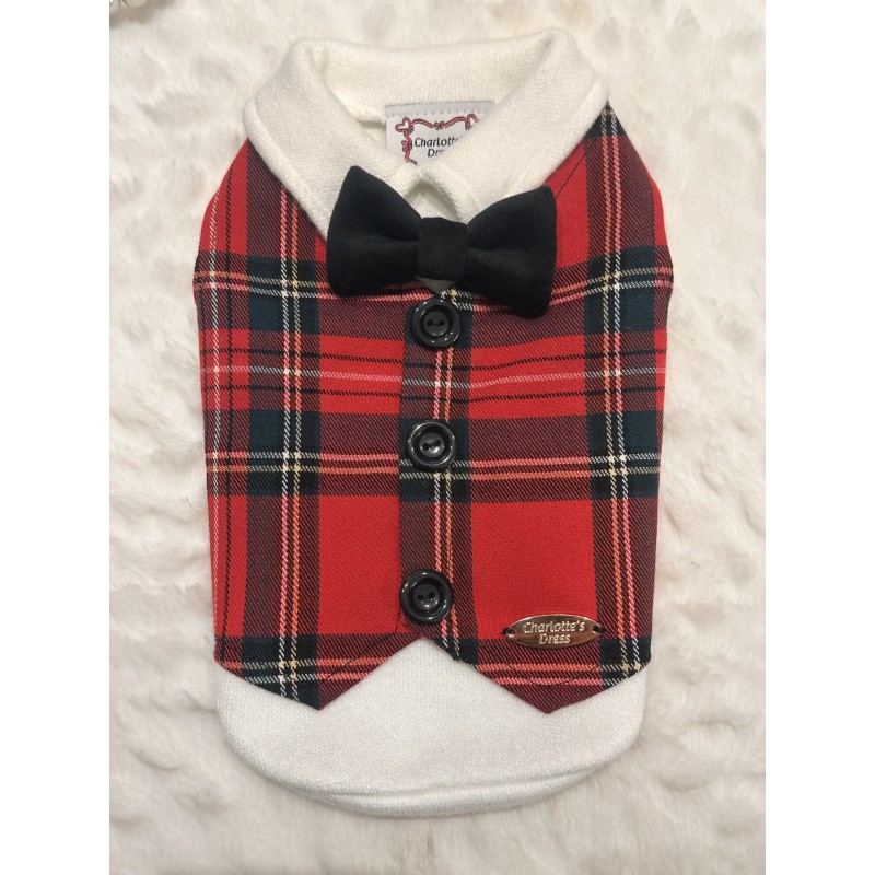 Smoking scozzese in lana