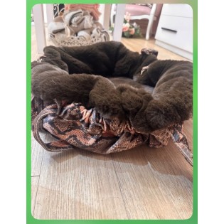 Borsa cuccia pitonata